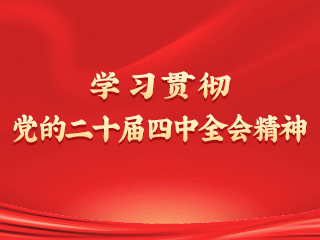 学习贯彻党的二十届四中全会精神